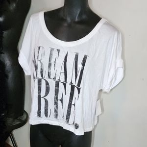 Civil tee. "Dream Free".  Sz Large